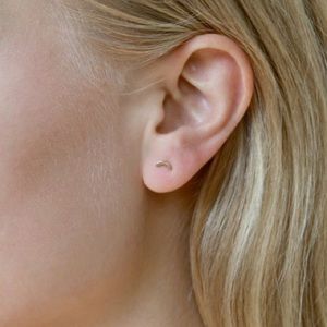 Quarry 14K Gold Arch Earrings